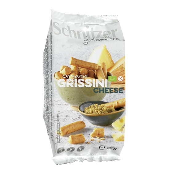 Schnitzer Glutenfria Ekologiska Grissini Cheese 100 g