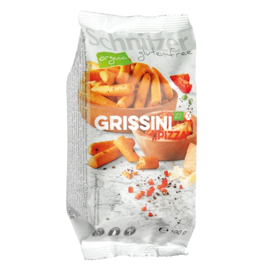 Schnitzer Glutenfria Ekologiska Grissini Pizza 100 g