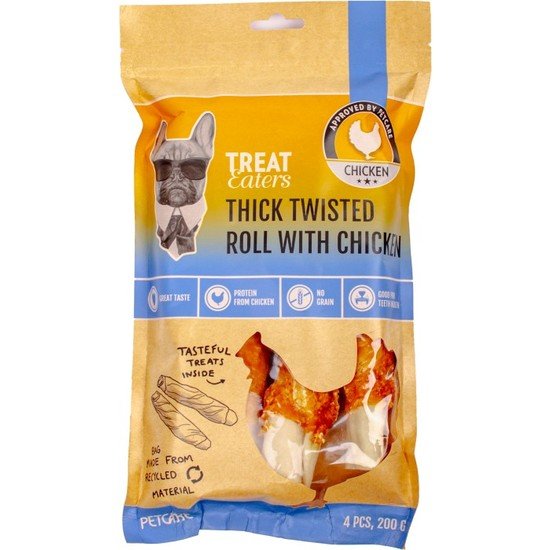 Treateaters Twisted Chicken Roll 4 st