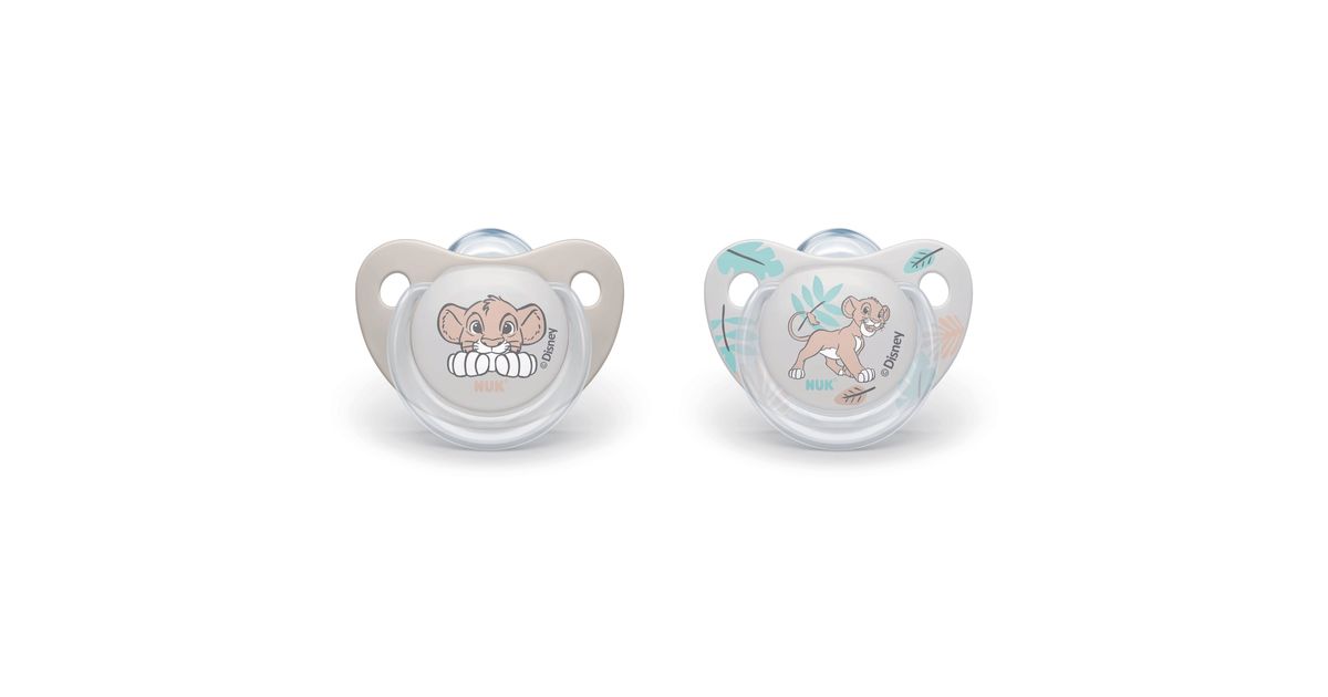 Köp NUK Pacifier Trendline Silicon S2 Lion King 6-12 mån - på MEDS.se