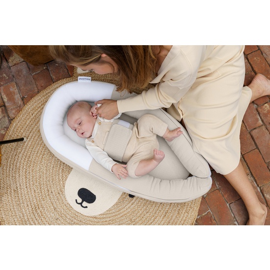 Doomoo Babybädd Quilt Sand
