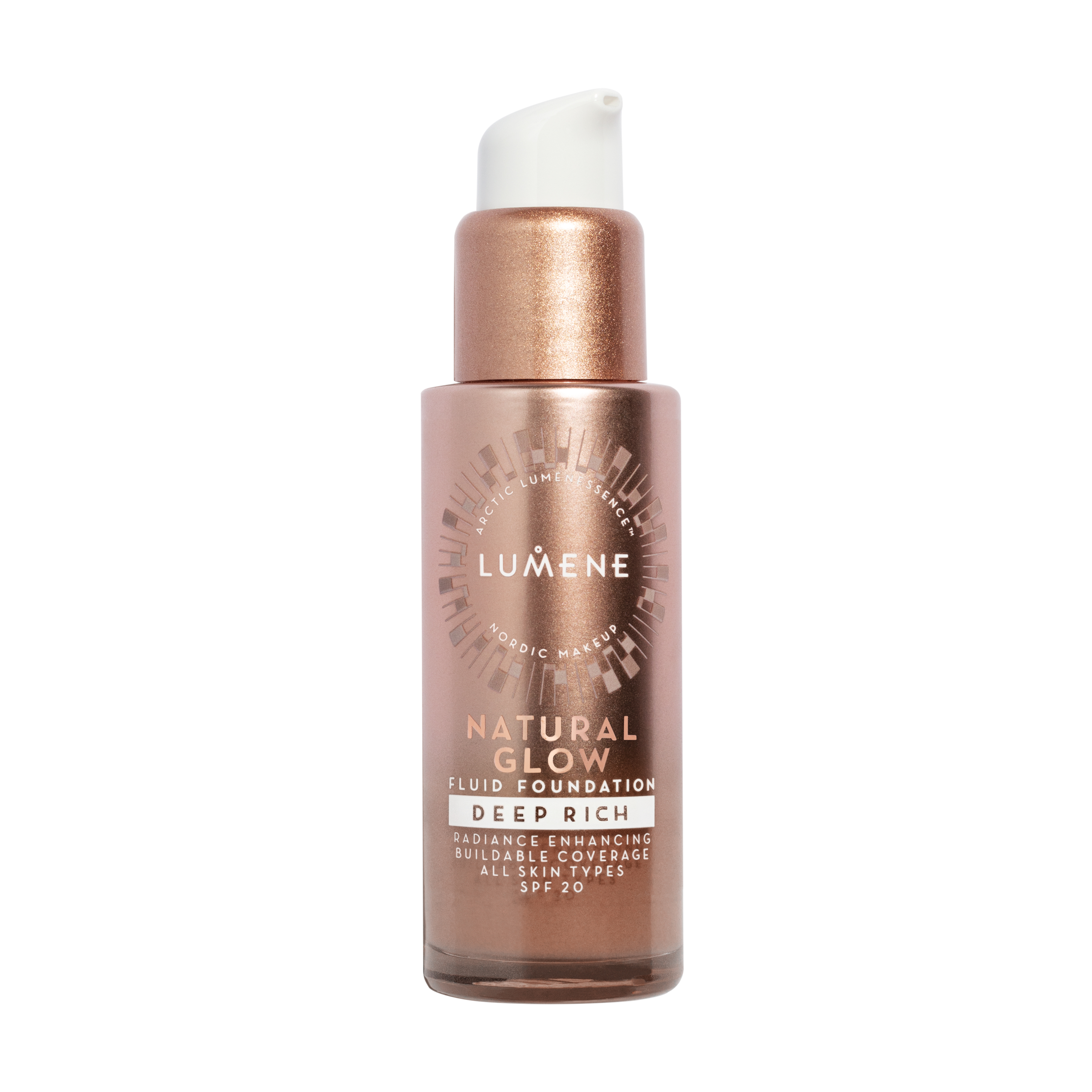 Lumene Natural Glow Fluid Foundation Deep Rich 30 ml