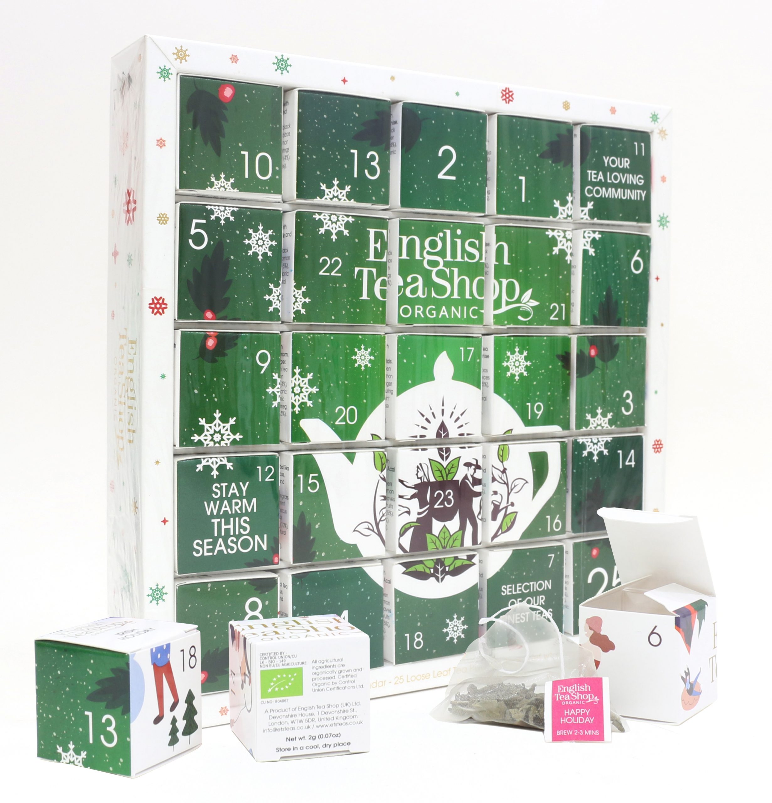 English Tea Shop Adventskalender Grön 25 luckor
