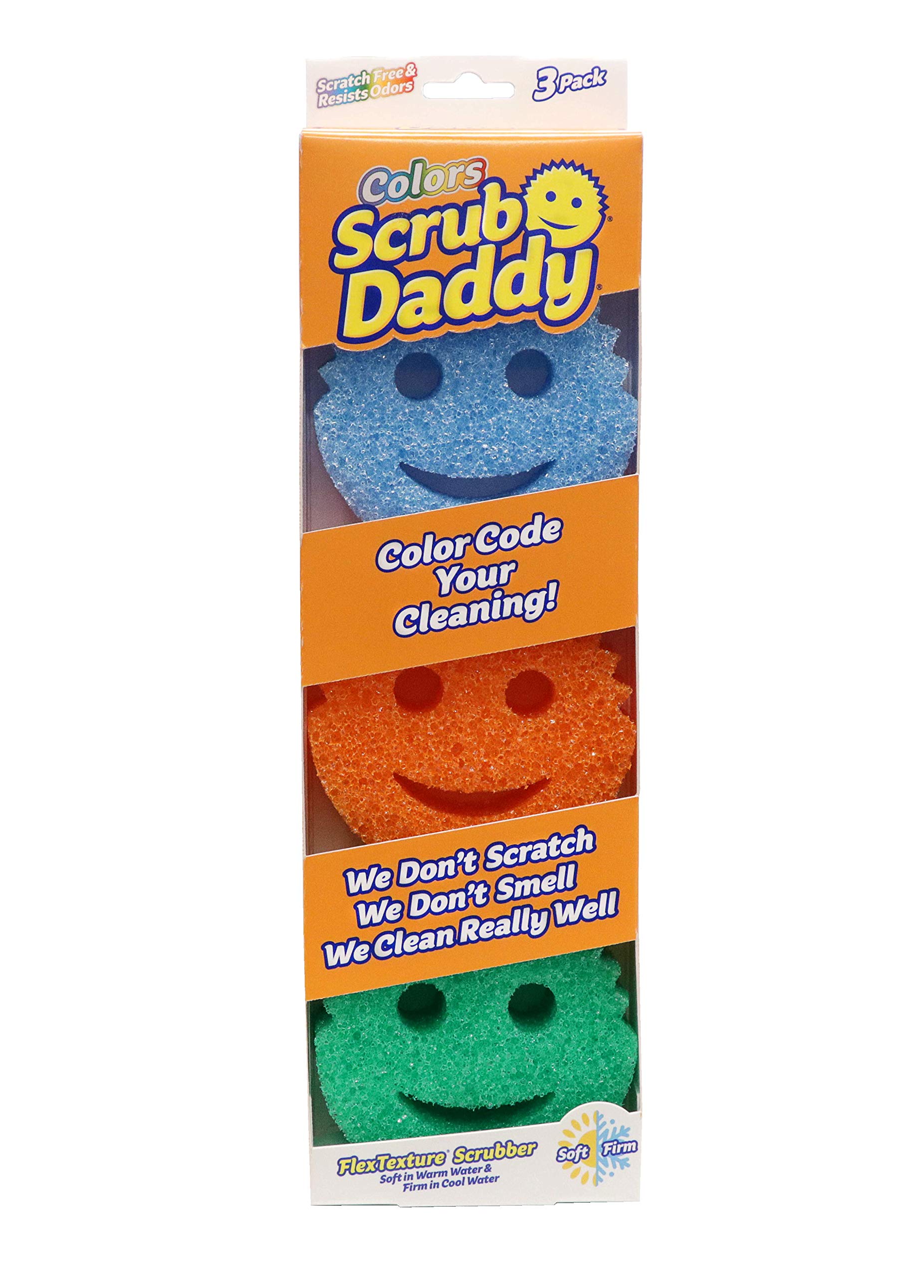 Scrub Daddy Colour 3-pack