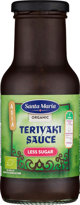 Santa Maria Organic Teriyaki Sauce Less Sugar 250 ml