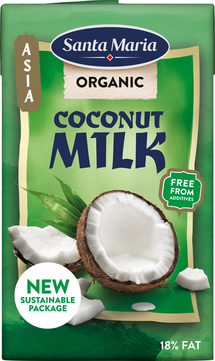 Santa Maria Coconut Milk Organic 250 ml