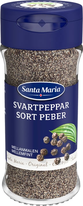 Santa Maria Svartpeppar Mellanmalen 30 g