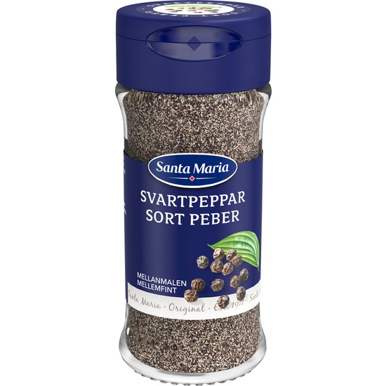 Santa Maria Svartpeppar Mellanmalen 30 g