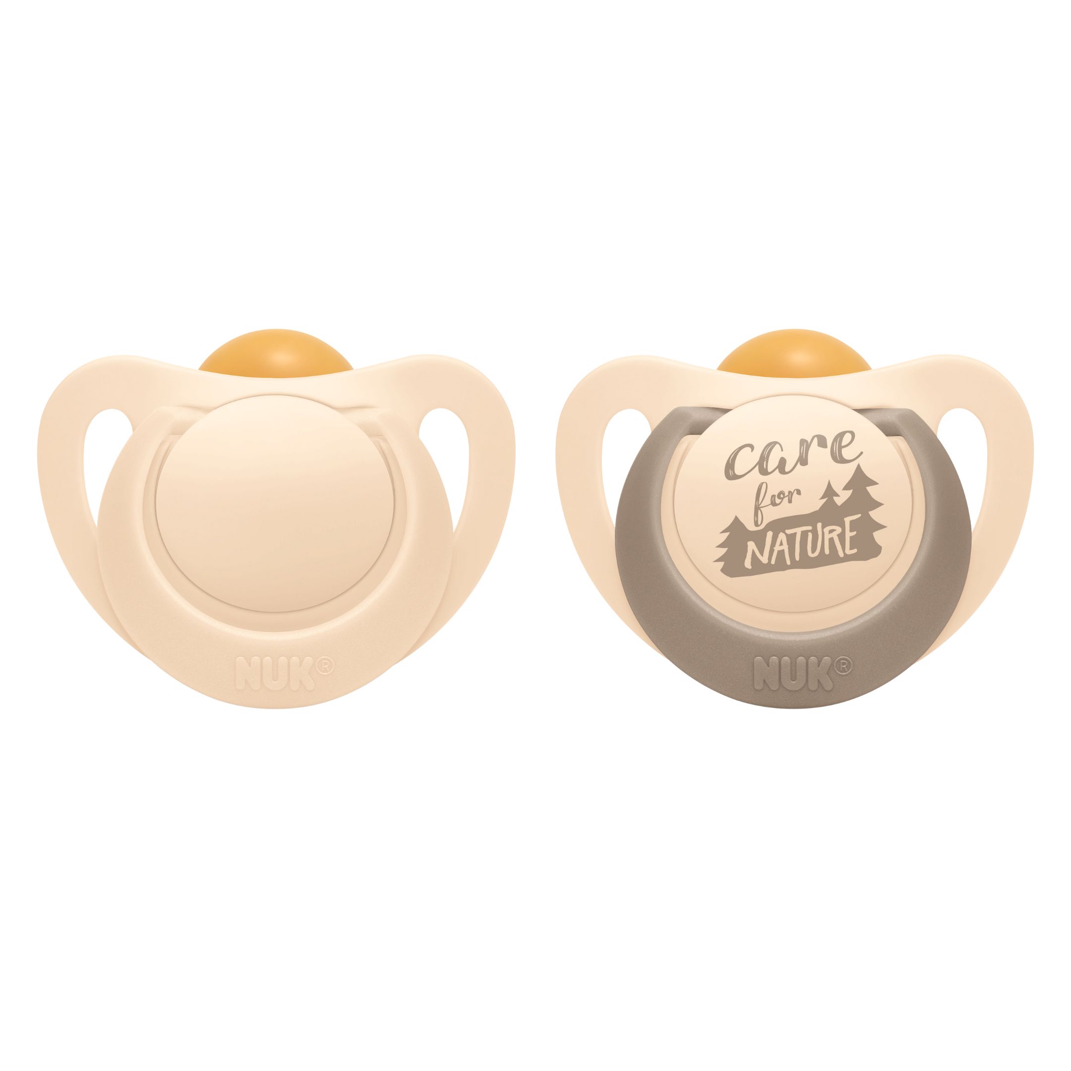 NUK for Nature Latex S1 Creme 0-6 mån 2-pack