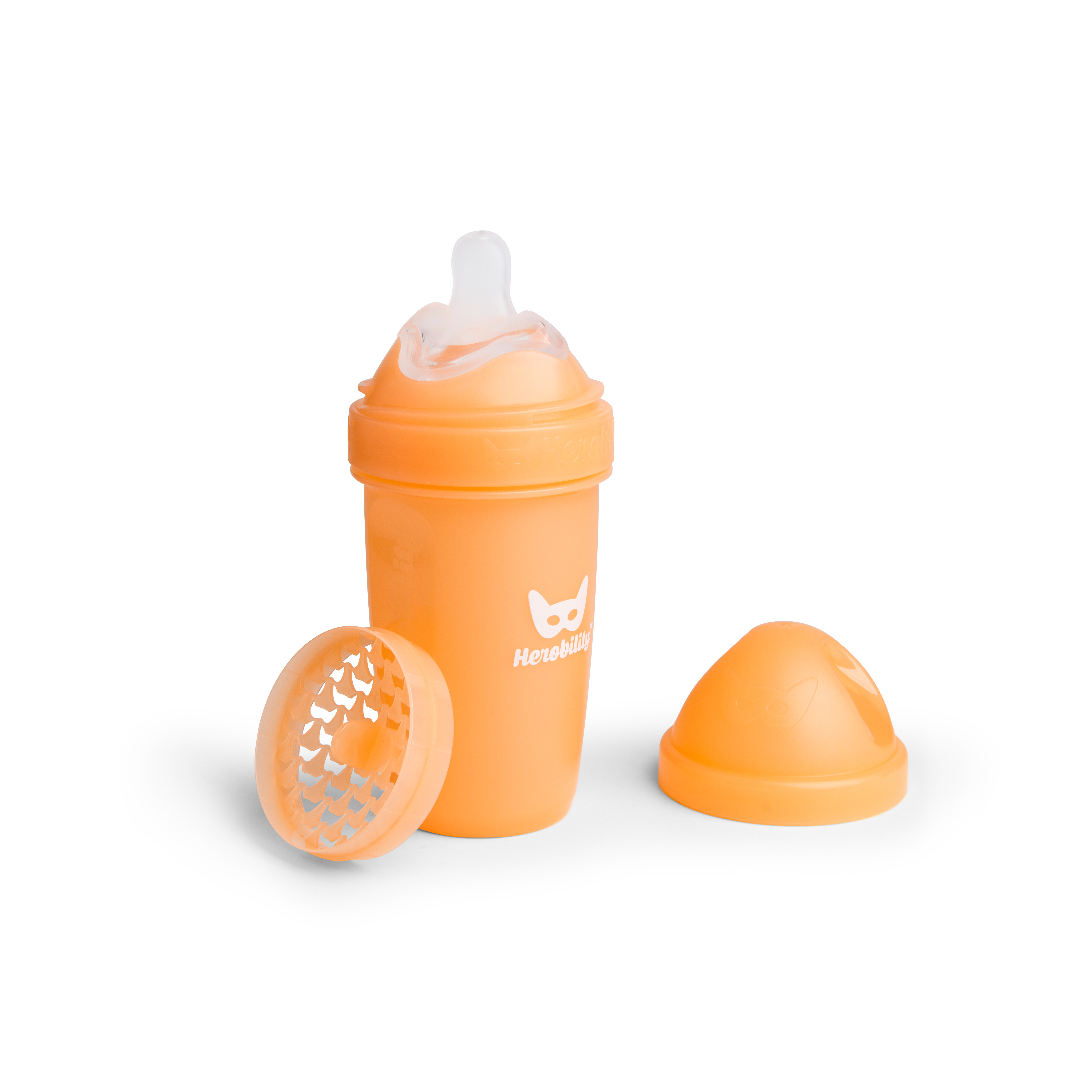 Herobility Baby Bottle Peach 240 ml