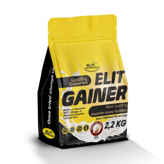 Elit Nutrition Gainer Lactose free Chocolate Coconut 2,2 kg