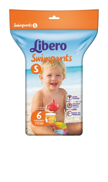 Libero Swimpants Small 7-12 kg 6 st