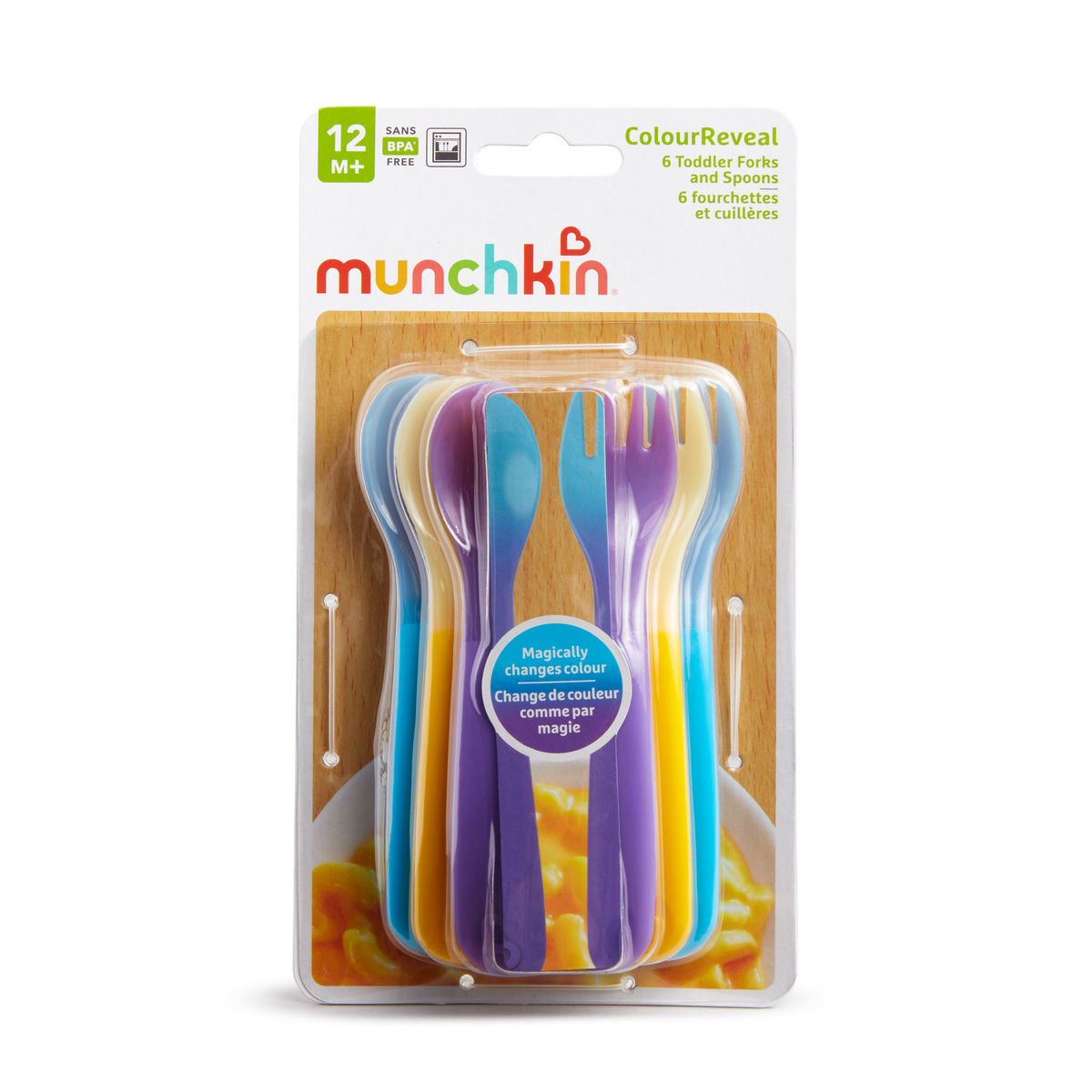 Munchkin Color Change Forks & Spoons 6-pack