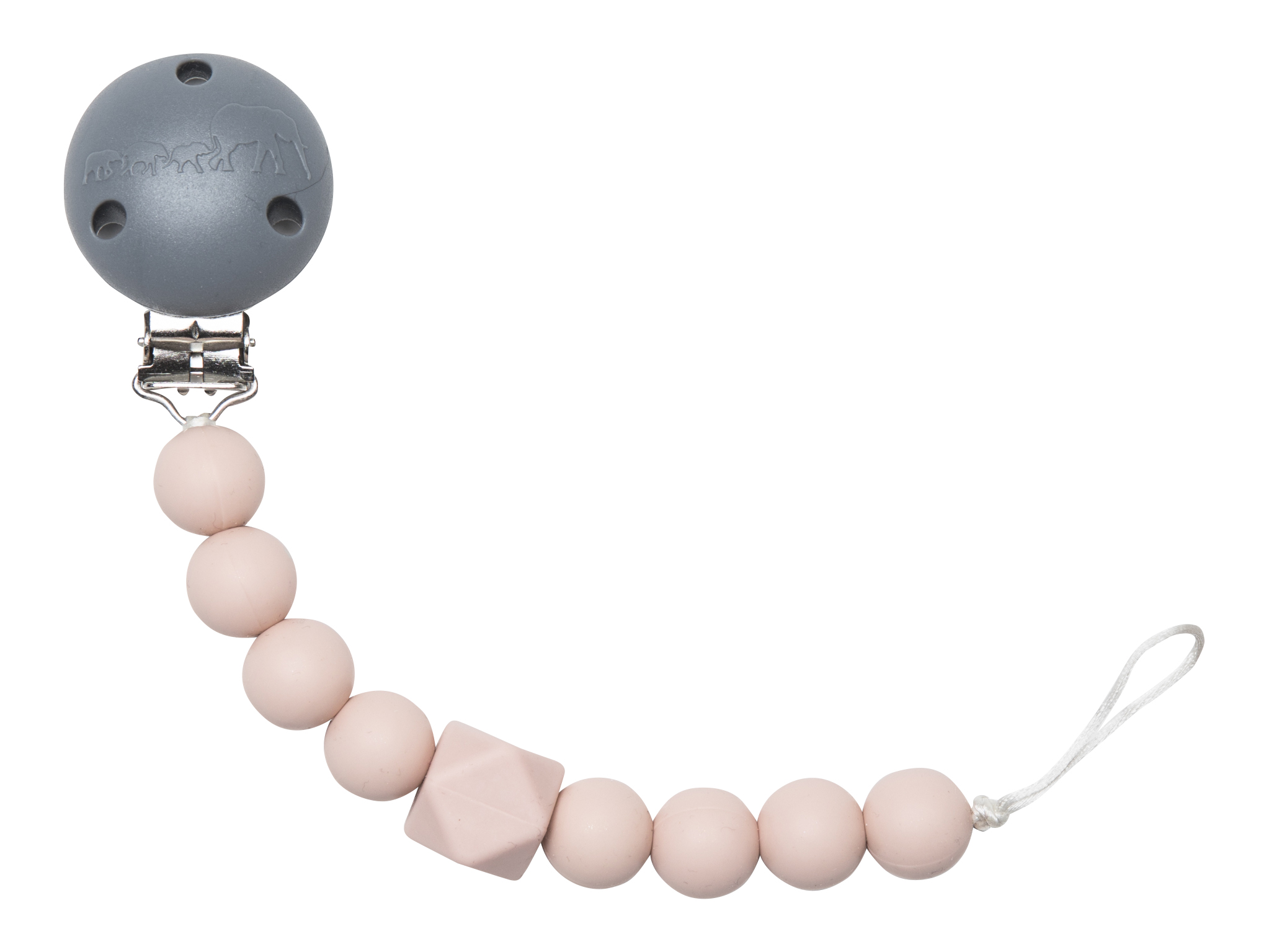 Les Enfants Pacifier holder Pink