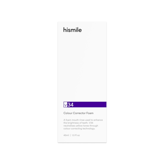 Hismile V34 Colour Corrector Foam 45 ml