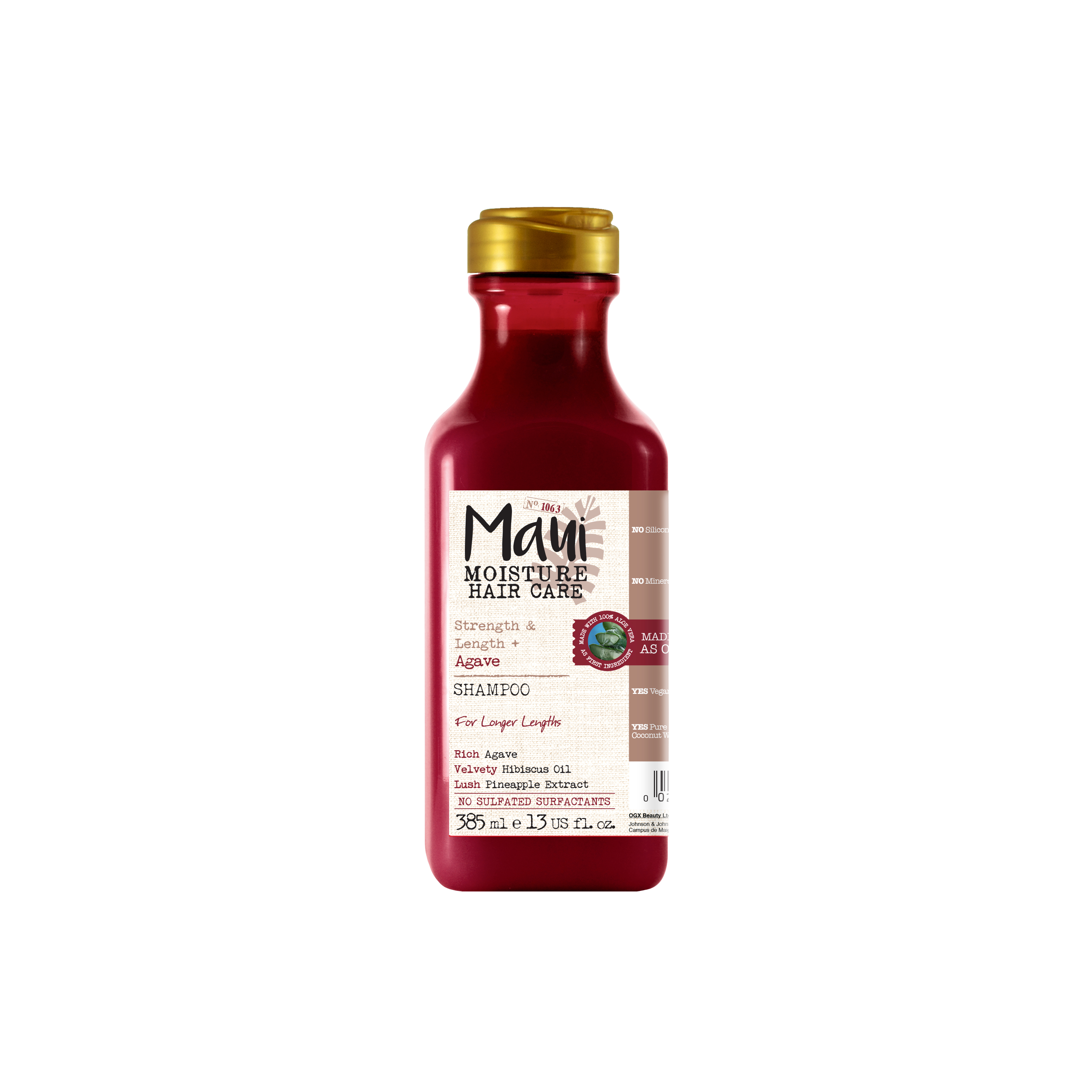 Maui Moisture Agave Schampo 385 ml