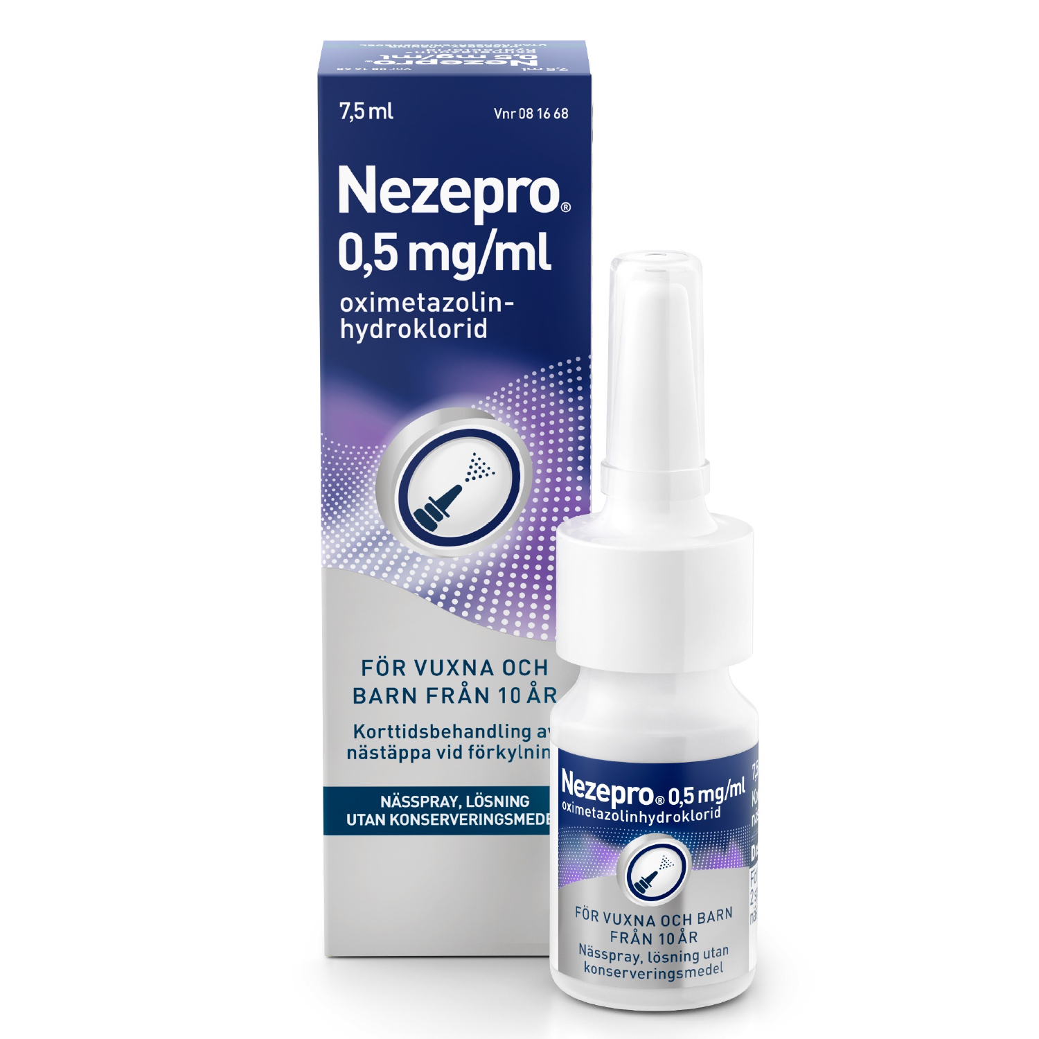 Nezepro 0,5 mg/ml nässpray 7,5 ml