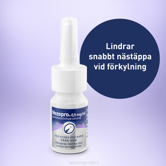 Nezepro 0,5 mg/ml nässpray 7,5 ml