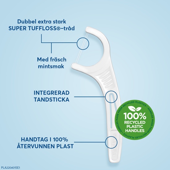 Plackers Twin Tandtrådsbyglar 33 st