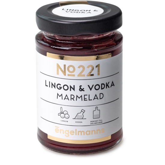 Engelmanns Lingon & Vodka Marmelad 120 g