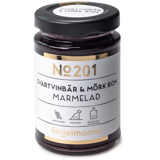 Engelmanns Svartvinbär & Mörk rom Marmelad 120 g