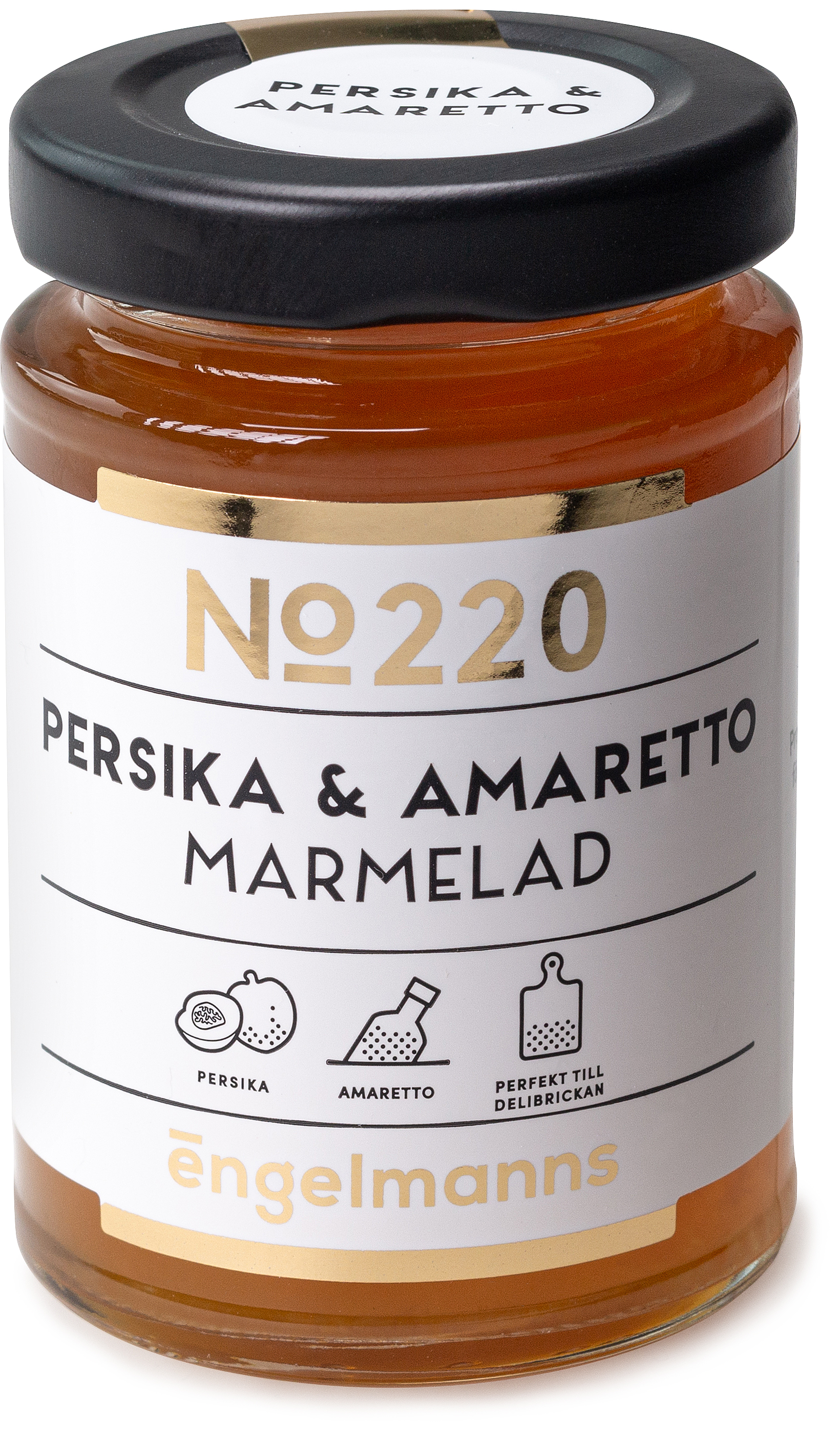 Engelmanns Persika & Amaretto Marmelad 120 g