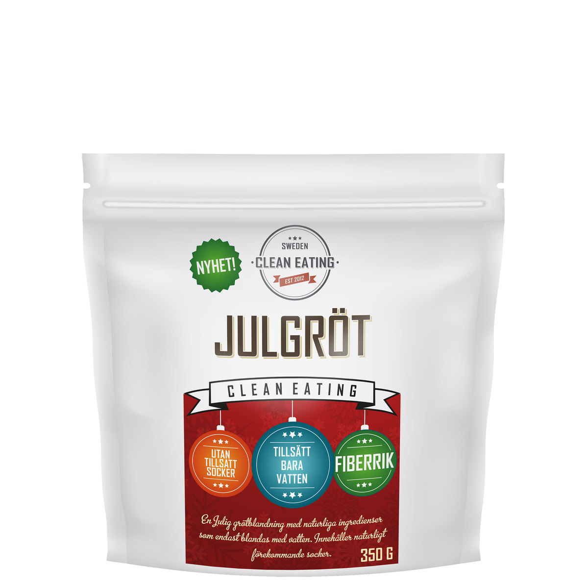 Clean Eating Julgröt 350 g