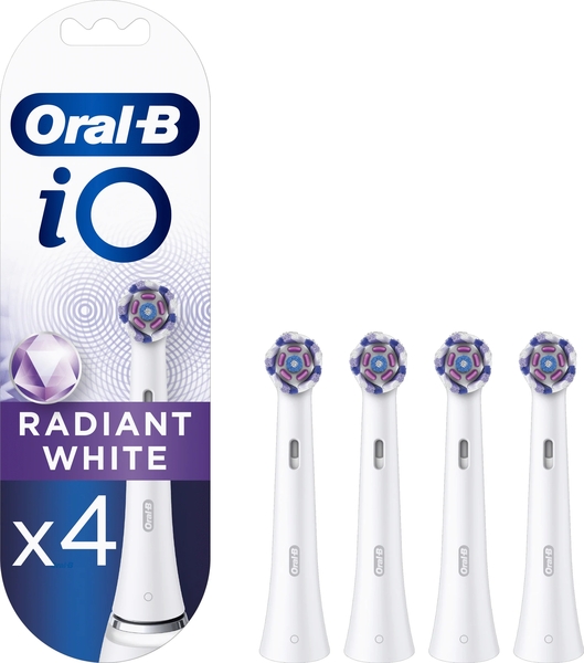 Oral-B iO Radiant White Borsthuvuden 4-pack