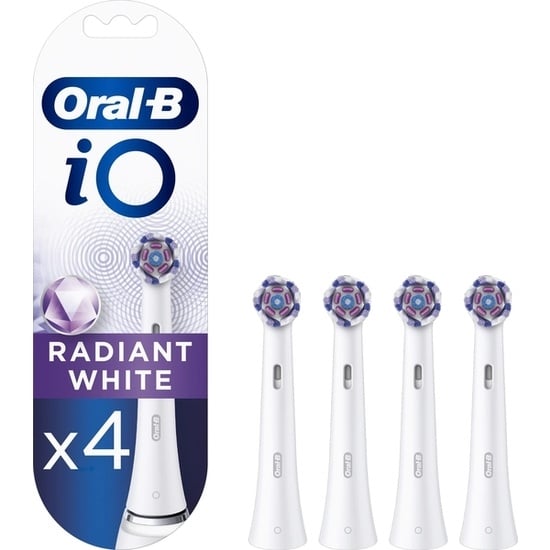 Oral-B iO Radiant White Borsthuvuden 4-pack