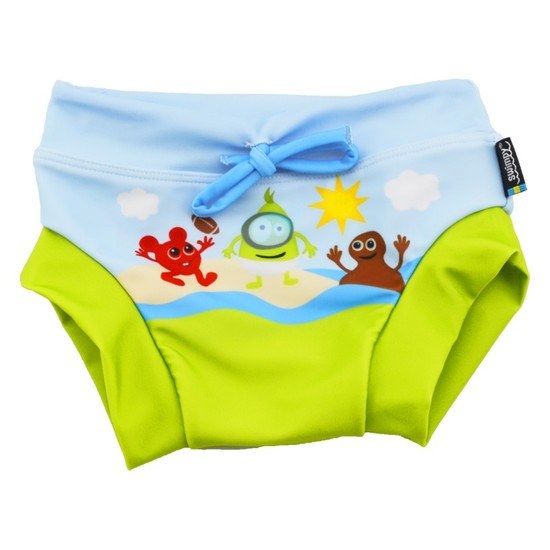 Swimpy Badblöja UV50+ Babblarna Ljusgrön 12-18 mån