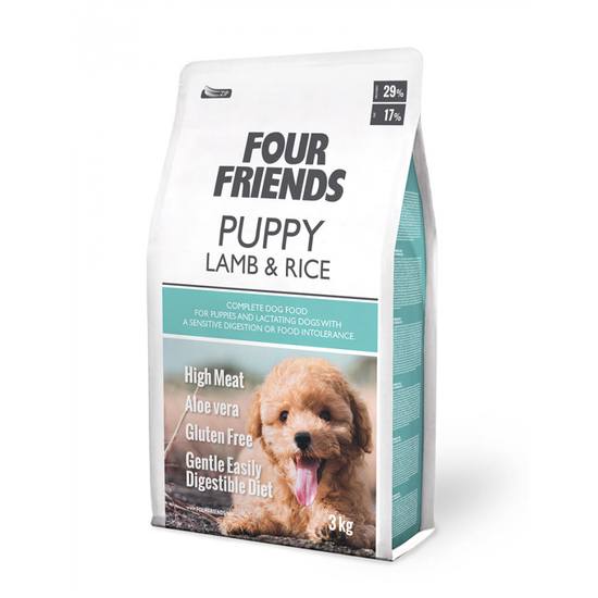 FourFriends Dog Puppy Lamb & Rice 3 kg