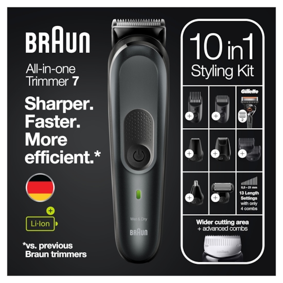 Braun Skäggtrimmer Allt-i-ett MGK7321