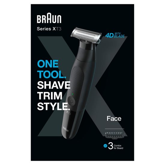 Braun Series X Skäggtrimmer & Rakapparat XT3100