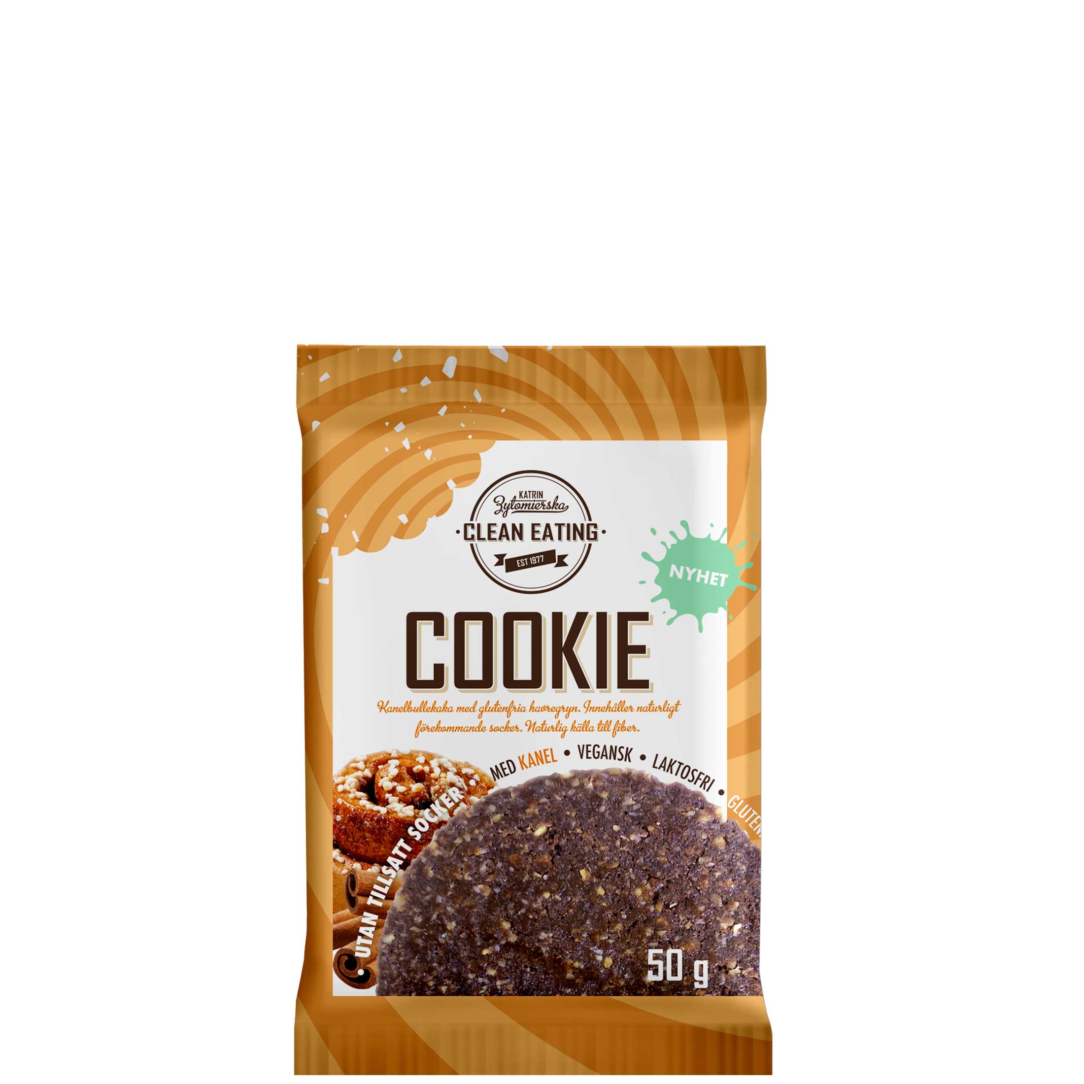 Clean Eating Cookie Kanel 50 g