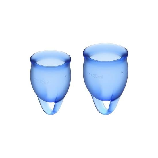 Satisfyer Feel Confident Menstrual Cup Dark Blue