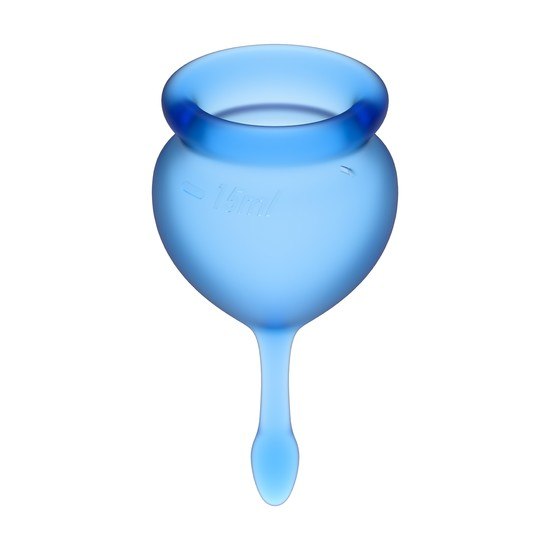 Satisfyer Feel Good Menstrual Cup Dark Blue