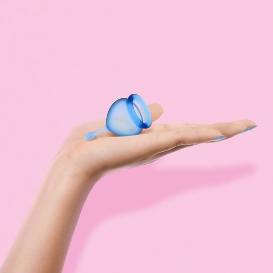 Satisfyer Feel Good Menstrual Cup Dark Blue