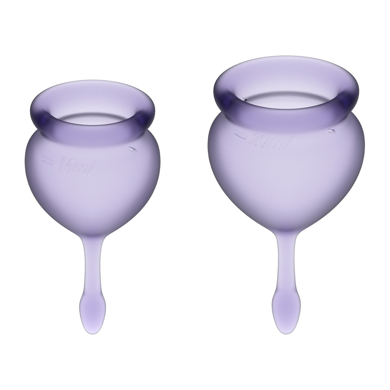 Alternativ bild 1 för Satisfyer Feel Good Menstrual Cup Lila