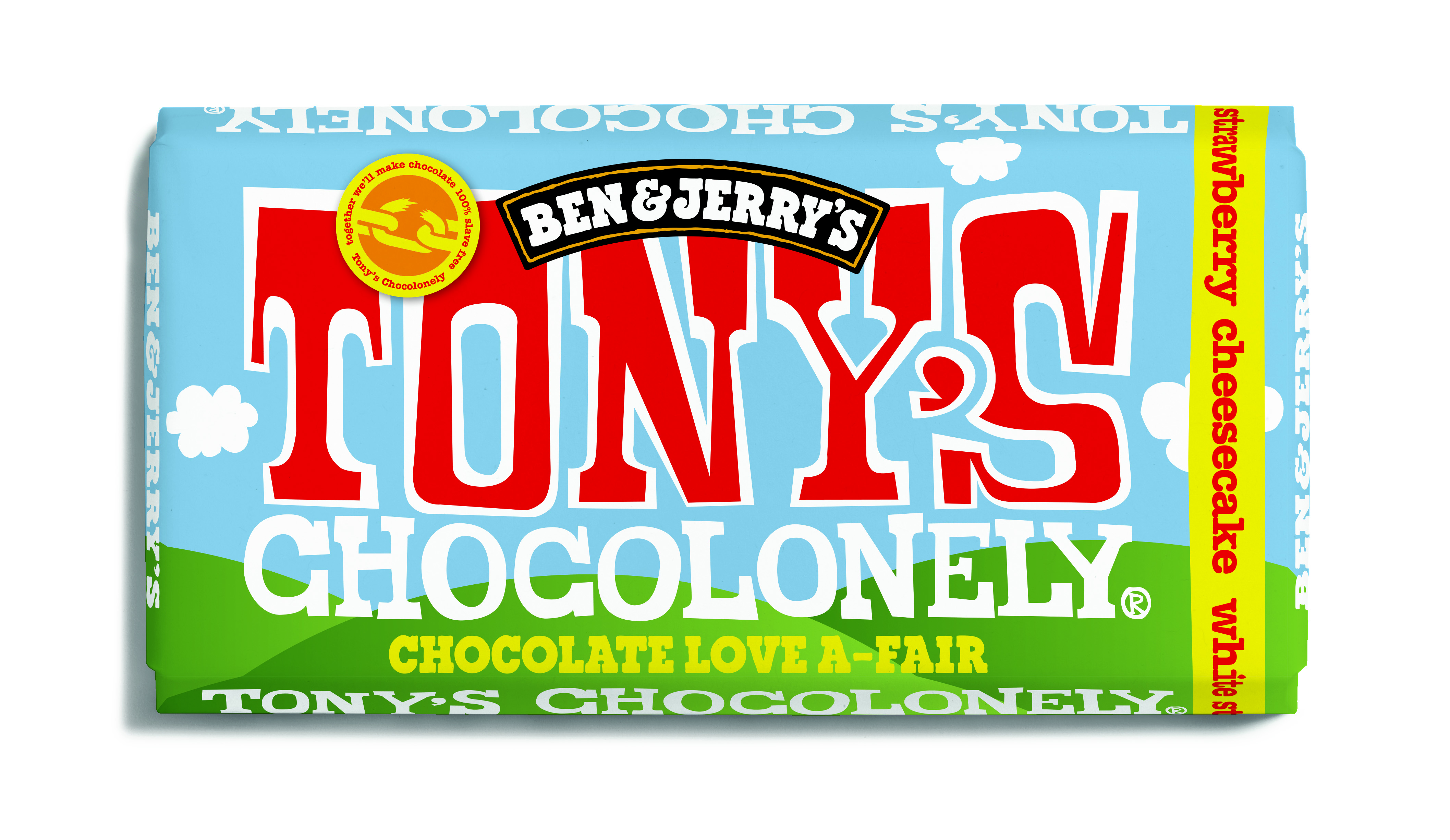 Tony´s Vit Choklad Strawberry Cheesecake 180 g