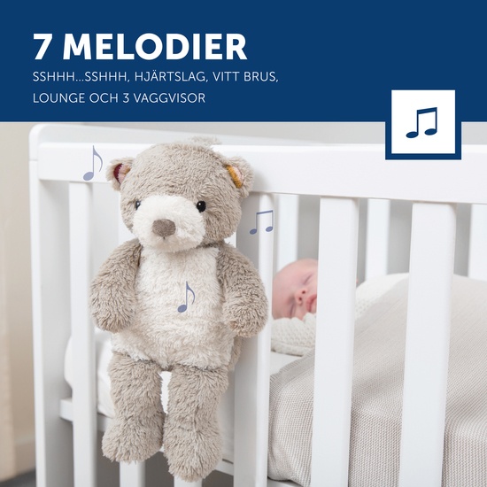 Zazu Bruno the bear Baby sleep shusher
