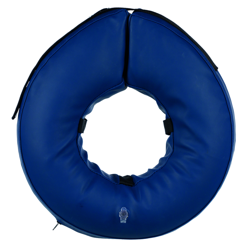 Trixie Hundkrage Uppblåsbar M 40-45 cm Blå