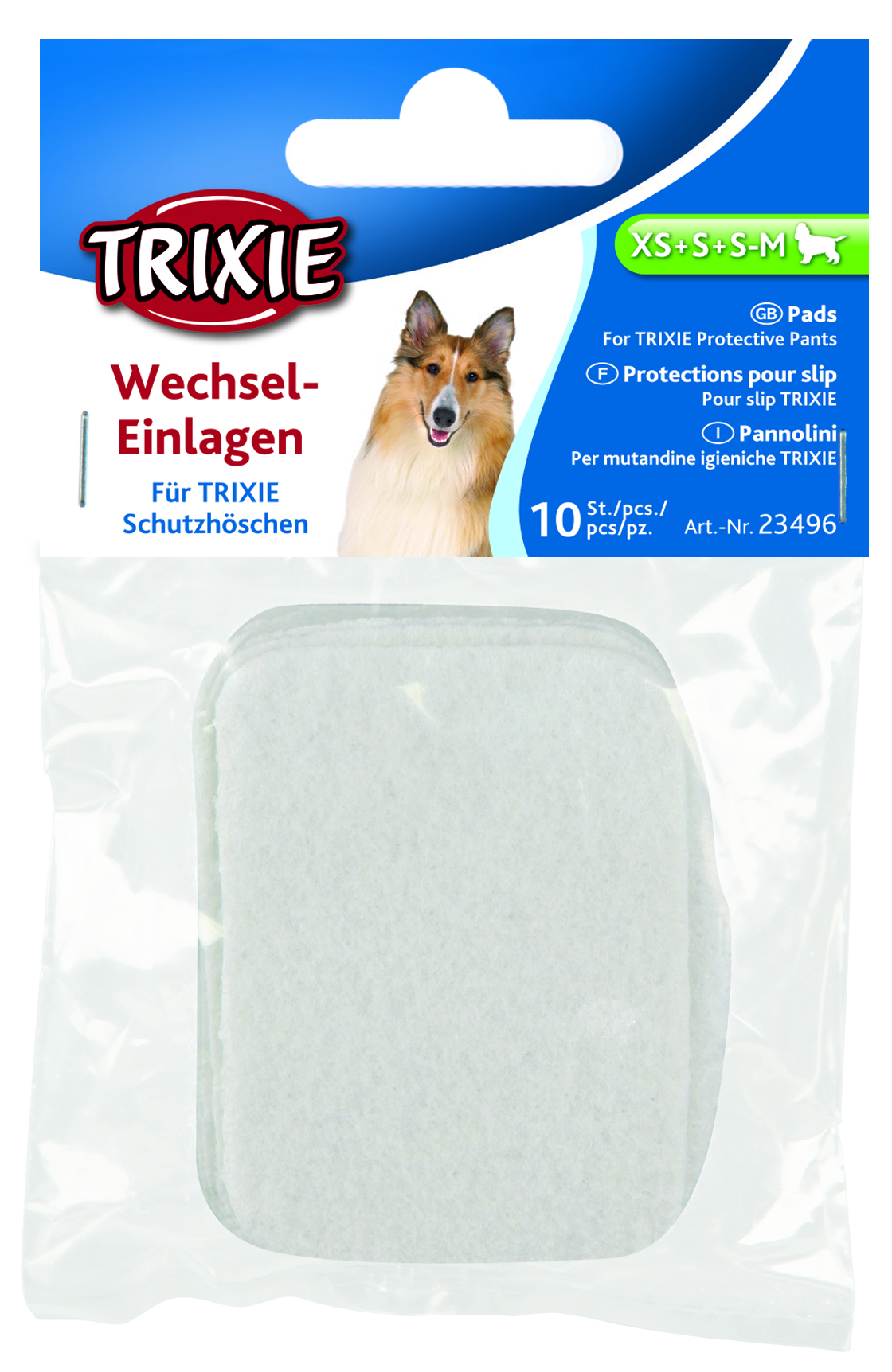 Trixie Tikskyddsinlägg XS, S, S-M 10 st