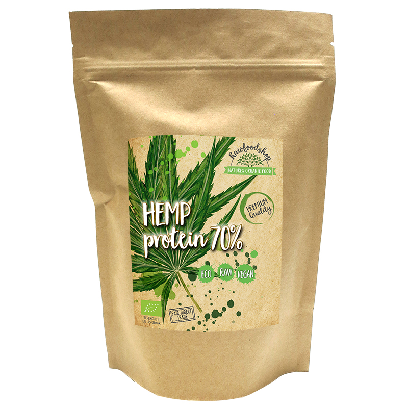 Rawfoodshop Hampaprotein 70% EKO 500 g