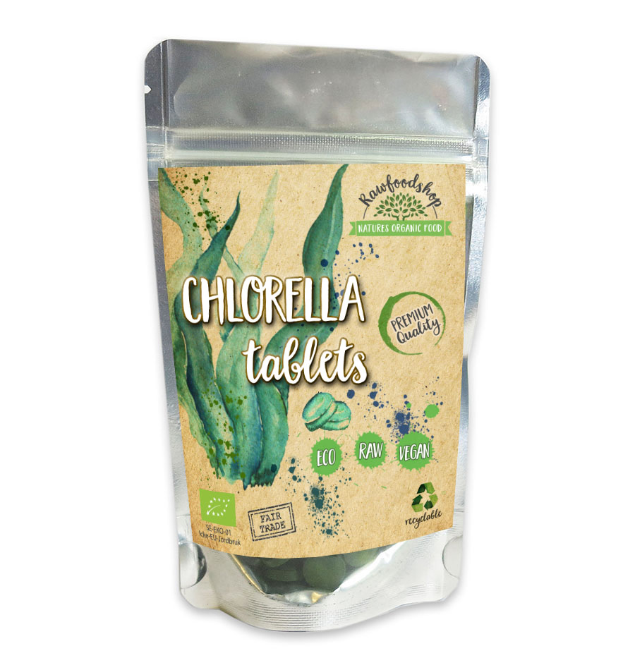 Rawfoodshop Chlorella Tabletter EKO 125 g