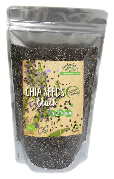 Rawfoodshop Chiafrön Svarta EKO 500 g