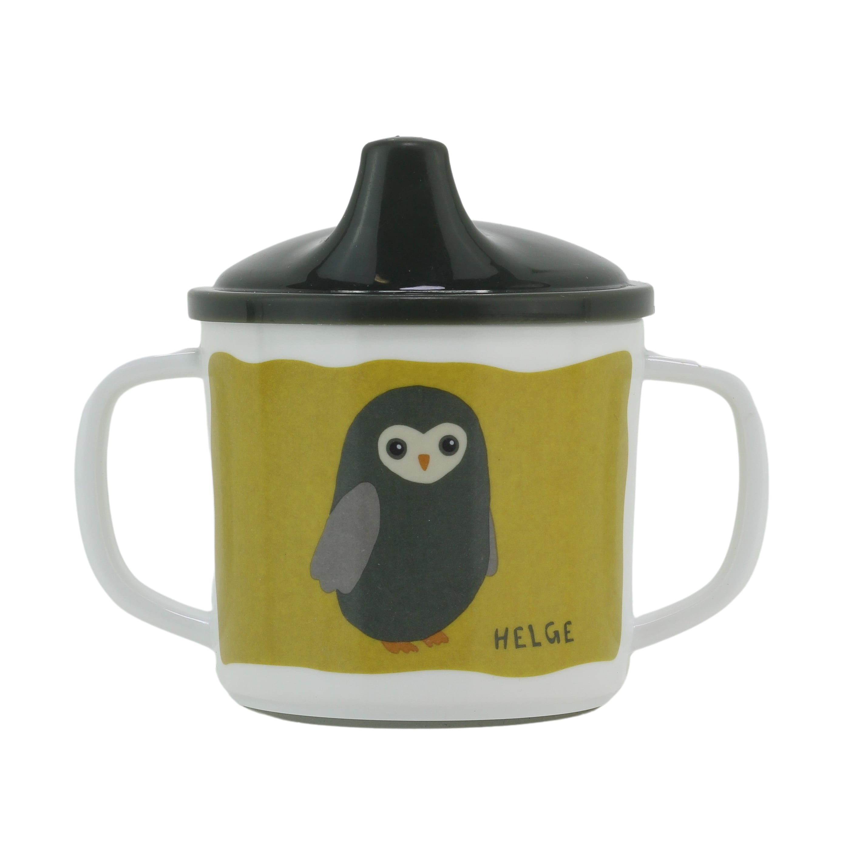 Rätt Start Owls Pipmugg grå/gul