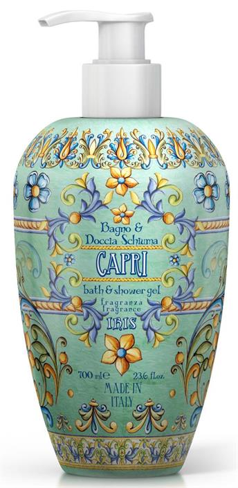Rudy Maioliche Bath & Shower Iris of Capri 700 ml