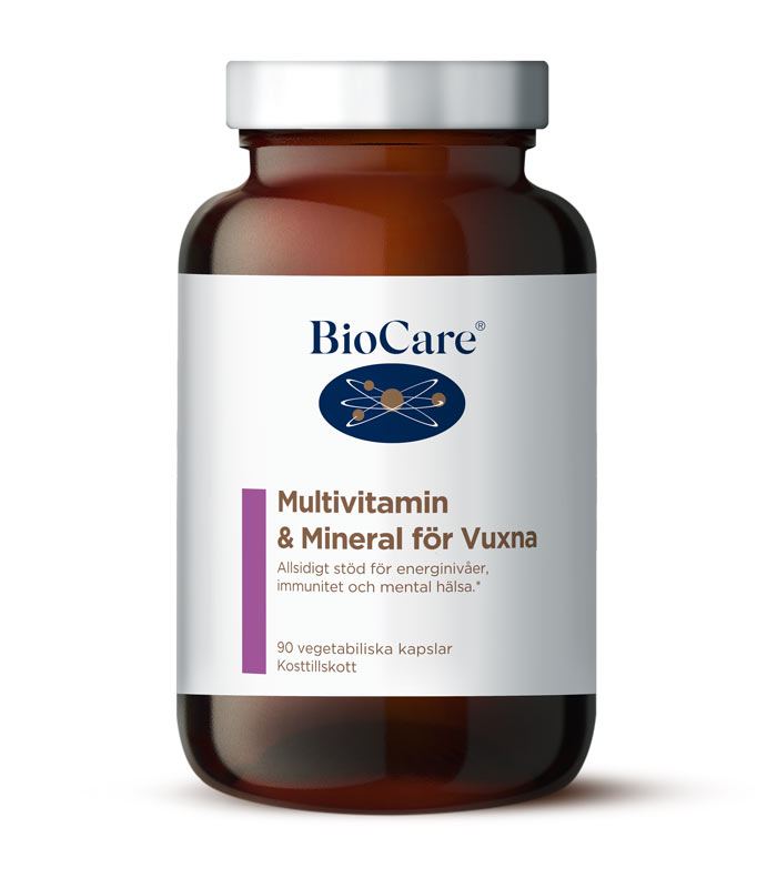 BioCare Multivitamin & Mineral för vuxna 90 kapslar