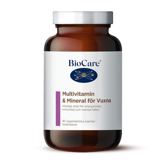 BioCare Multivitamin & Mineral för vuxna 90 kapslar