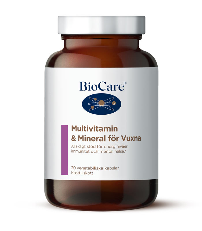 BioCare Multivitamin & Mineral för vuxna 30 kapslar